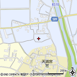 福岡県朝倉市福光988周辺の地図