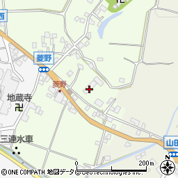 福岡県朝倉市菱野1142周辺の地図