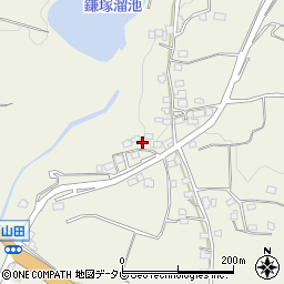 福岡県朝倉市山田1266周辺の地図