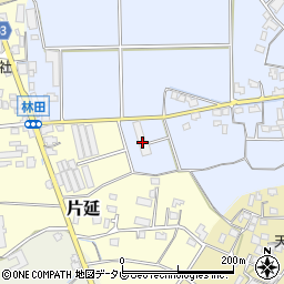 福岡県朝倉市福光1079周辺の地図
