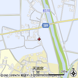福岡県朝倉市福光1001-2周辺の地図