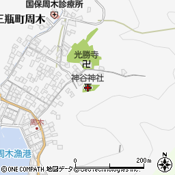 神谷神社周辺の地図