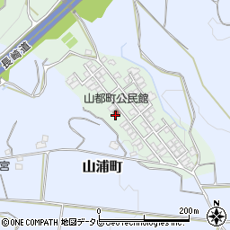 山都町公民館周辺の地図