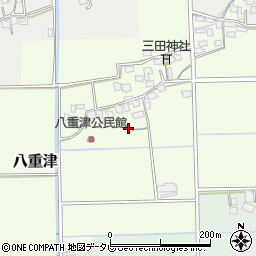 福岡県朝倉市八重津1063-1周辺の地図