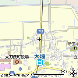 福岡県三井郡大刀洗町冨多1209-1周辺の地図