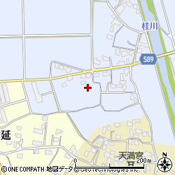 福岡県朝倉市福光1050-1周辺の地図