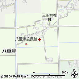 福岡県朝倉市八重津1062周辺の地図