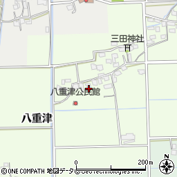 福岡県朝倉市八重津1055周辺の地図