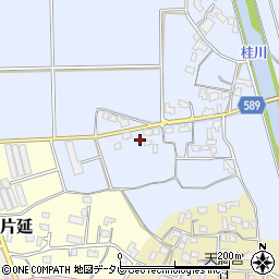 福岡県朝倉市福光1069-1周辺の地図