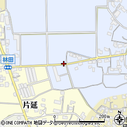 福岡県朝倉市福光1083周辺の地図