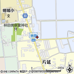 福岡県朝倉市福光1273-2周辺の地図