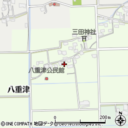 福岡県朝倉市八重津1056-2周辺の地図
