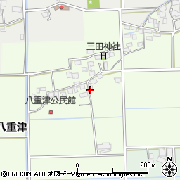 福岡県朝倉市八重津946周辺の地図