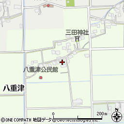 福岡県朝倉市八重津1058周辺の地図