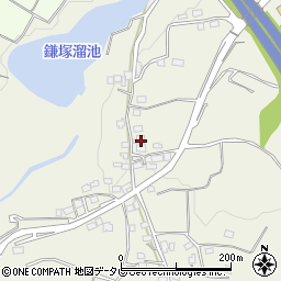 福岡県朝倉市山田1012周辺の地図
