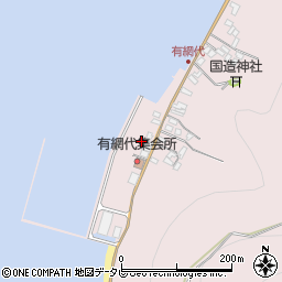愛媛県西予市三瓶町有網代周辺の地図