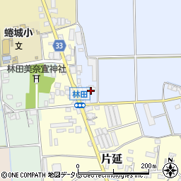 福岡県朝倉市福光1258-2周辺の地図