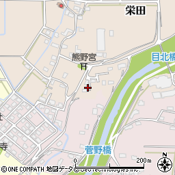 福岡県三井郡大刀洗町栄田1045周辺の地図
