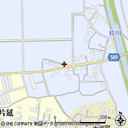 福岡県朝倉市福光1033-1周辺の地図