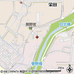 福岡県三井郡大刀洗町栄田1052周辺の地図