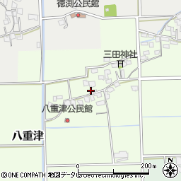 福岡県朝倉市八重津994周辺の地図