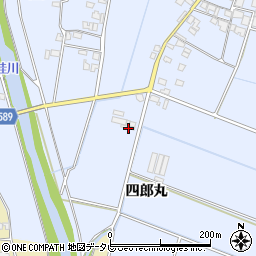 福岡県朝倉市四郎丸455周辺の地図