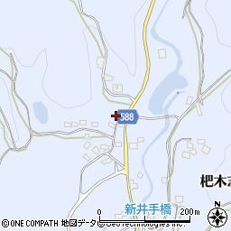 福岡県朝倉市杷木志波2011周辺の地図