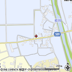 福岡県朝倉市福光1013周辺の地図