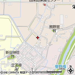 福岡県三井郡大刀洗町栄田330周辺の地図