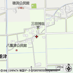 福岡県朝倉市八重津945周辺の地図