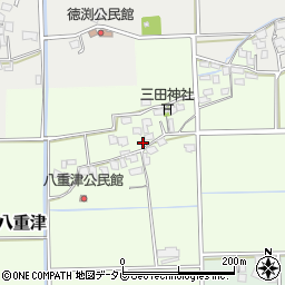 福岡県朝倉市八重津992周辺の地図