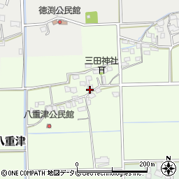 福岡県朝倉市八重津948周辺の地図