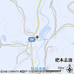 福岡県朝倉市杷木志波2013周辺の地図