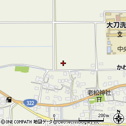 福岡県三井郡大刀洗町上高橋周辺の地図