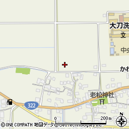 福岡県大刀洗町（三井郡）上高橋周辺の地図