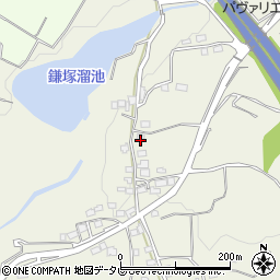 福岡県朝倉市山田992-1周辺の地図