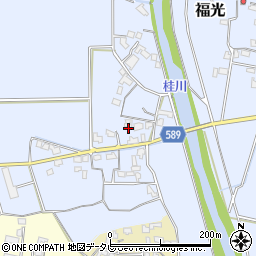 福岡県朝倉市福光1010周辺の地図