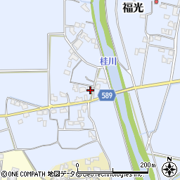 福岡県朝倉市福光1008周辺の地図