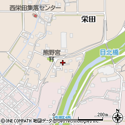 福岡県三井郡大刀洗町栄田1041周辺の地図