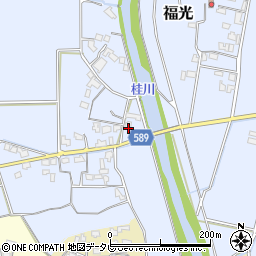 福岡県朝倉市福光360周辺の地図