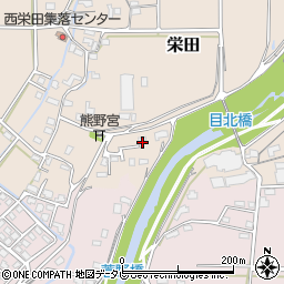 福岡県三井郡大刀洗町栄田1040周辺の地図