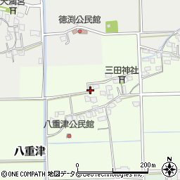 福岡県朝倉市八重津996-1周辺の地図