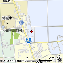 福岡県朝倉市福光1258-1周辺の地図