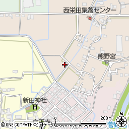 福岡県三井郡大刀洗町栄田307周辺の地図