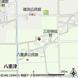 福岡県朝倉市八重津996周辺の地図