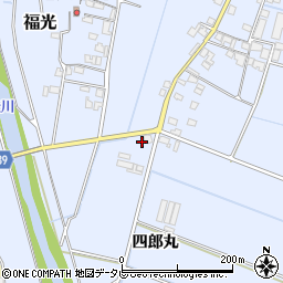福岡県朝倉市四郎丸456周辺の地図