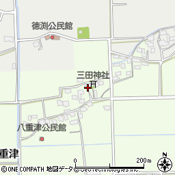 福岡県朝倉市八重津952周辺の地図