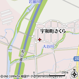 愛媛県西予市宇和町さくら1-71周辺の地図