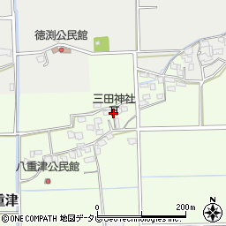 福岡県朝倉市八重津956周辺の地図