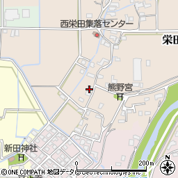 福岡県三井郡大刀洗町栄田353周辺の地図